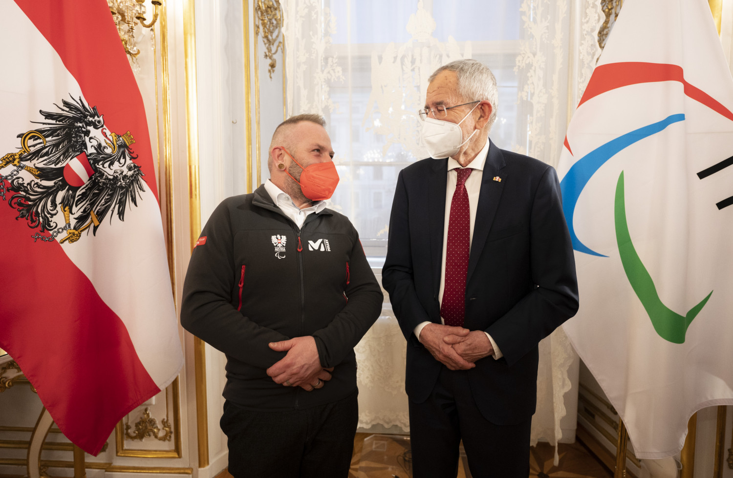 Bernhard Hammerl und Bundespräsident Alexander Van der Bellen