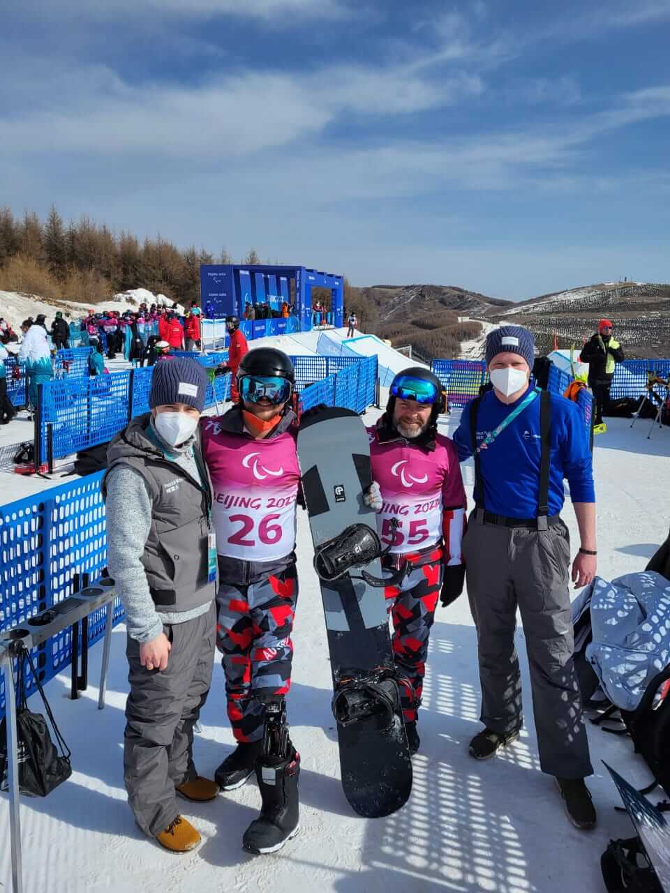 Das österreichische Snowboard-Team