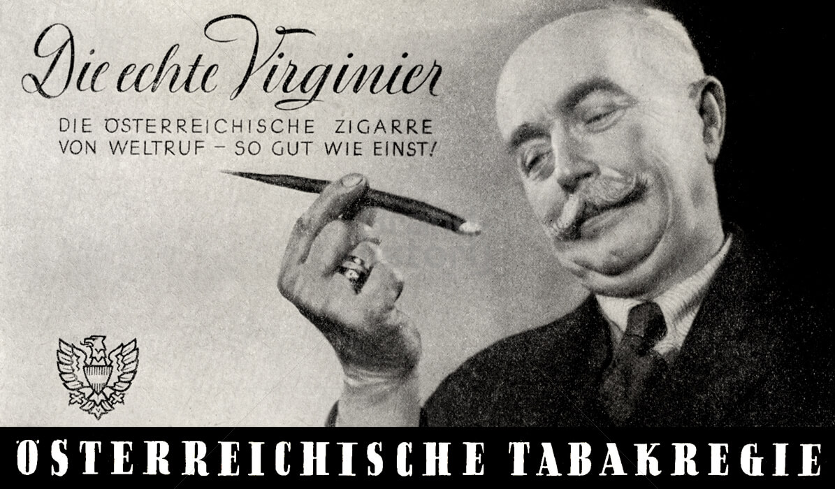 Zigarrenwerbung Virginier aus dem Jahr 1951